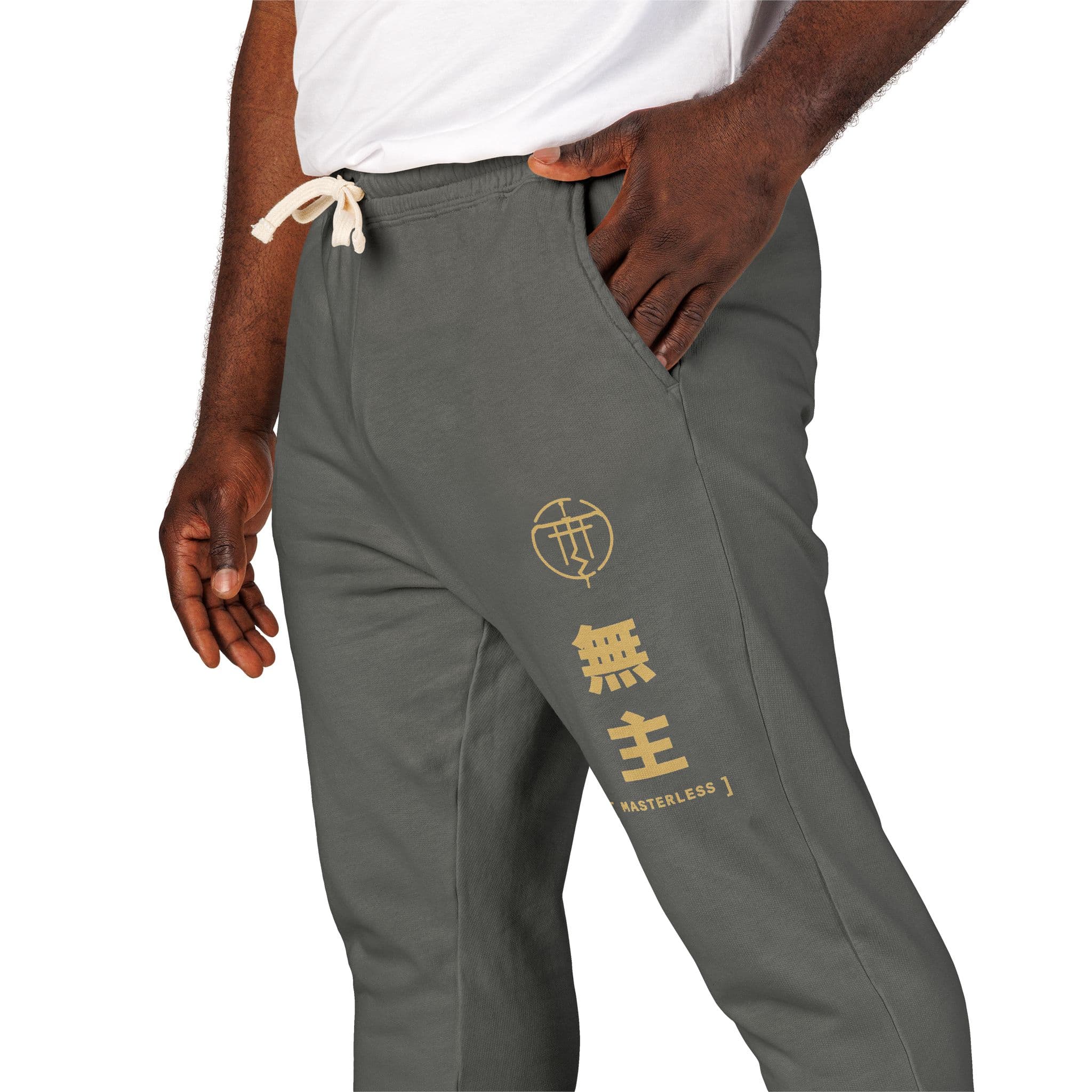 MON NO MUKŌ JOGGERS — worn, side